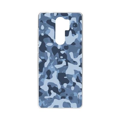 Crazy Kase Skrog til Xiaomi Redmi 9 Soft Blue Militær Camouflage