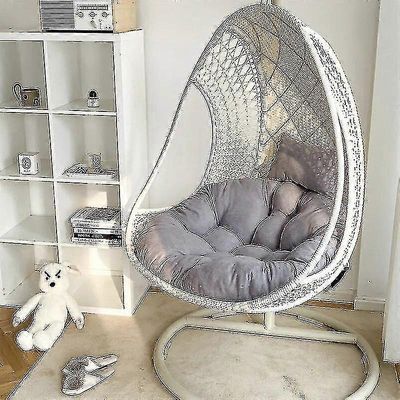 Parveke toimisto puutarha keinutuoli rottinki tuolit tyynyt keinu roikkuva kori tuoli tyyny munatuoli riippumatto tyyny vaalean harmaa