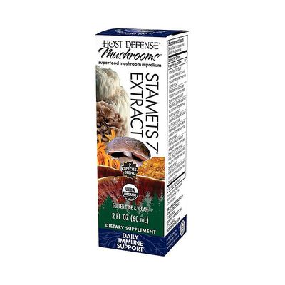 Host Defense Stamets 7 Uddrag 2 oz - Immun, Cordyceps, Reishi, Lion's Mane