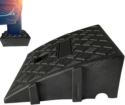Car Curb Ramp, heavy duty PVC ramper for oppkjørselen - fortauskant ramper for bobil, lastebil, skur ramper, kjæledyr, rullestol terskel rampe zz