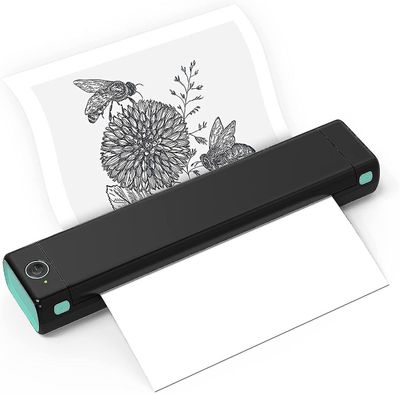 M08f A4 trådløs termisk skriver Bærbar håndholdt Bluetooth Mini Personlige hjemmekontorskrivere Hd P M08F A4-skriver-A