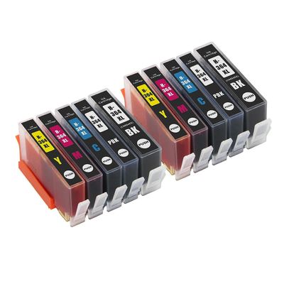 Go Inks 2 yhteensopivaa sarjaa, joissa 5 HP 364 (HP364XL) -mustekasettia Musta/Valokuva Musta/Syaani