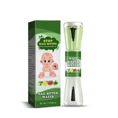 Ei puremista, lopeta kynsien pureskelu, katkera myrkytön kynsienhoito, syömisen esto lapsille