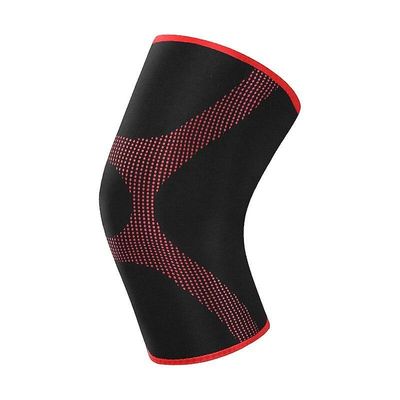 Nylon elastisk knæ pad sports sikkerhed fitness gear patella protektor tandbøjle kører basketball volleyball støtte knæpude 02 M