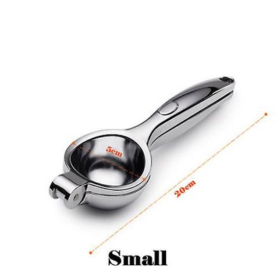 Rustfrit stål Manuel husholdningsfrugtpresser Citronclips Citrus Grøntsag Mini Juicer Baby Frugt Stor Køkken Husholdningsgadget