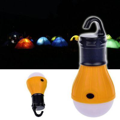 Camping Telt Tilbehør Mini Bærbar Lantern Emergency Light Gul