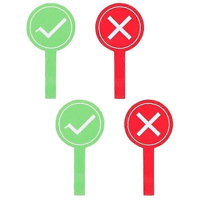 Melat peleihin kysymyksiin vastaamiseksi Äänestys Mela Luokkahuone Äänestysmelasarja Yksinkertainen muotoilu 4 kpl) Sekalaiset värit 29.50X15.00X1....