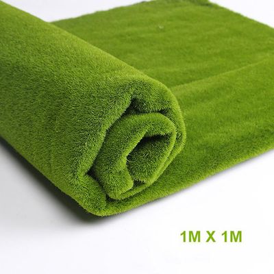 100x100cm kunstig mos Falske grønne planter Faux Moss Græs plan mos
