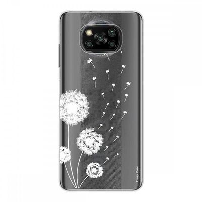 Crazy Kase Hull For Xiaomi Poco X3 Nfc I Silikone Soft 1 Mm, Pissenlit Flower