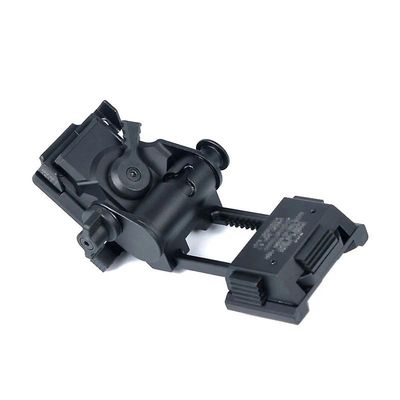 Metal Wilcox L4 G24 Fast Nvg Mount Hjelm Adapter Cnc Breakaway Adaptere Til Nattesyn Fast Ops hjelm adapter sort farve