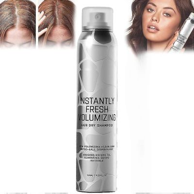 Kuivashampoo, Välittömästi raikkaat tuuheuttavat hiukset Kuivashampoo, Tuuheuttava kuivashampoo tummille hiuksille, Natu