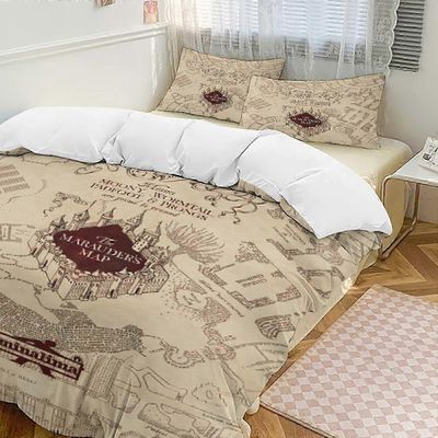 Conly a2935 Lakanat Harry Potter vuodevaatteet Pussilakanasetti Sarjakuvateema Lastenhuone Lakanat IIP2935 200x200cm 78x78in