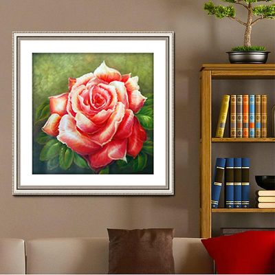 Ruili Den nye 5d Cube Crystal Diamond Full Diamond Drill Diamond Diy Maleri 7048 Rose en generation af fedt distribution 50x50cm