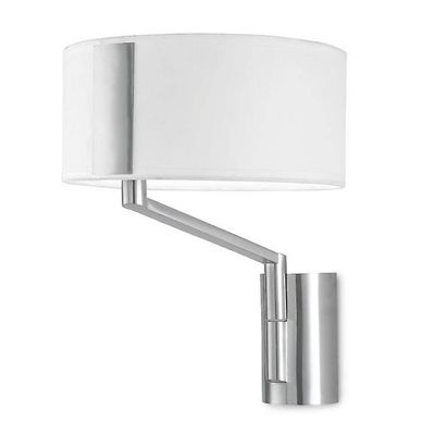 LEDS-C4 Lighting LED'er C4 Twist 1 Lys Indendørs Væglampe Satin Nikkel, E27