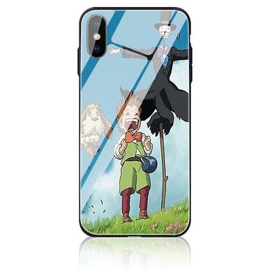 AIR Apple iPhone 6 / 6s Custom Anime hærdet glas sag - Flerfarvet 32
