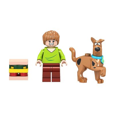 3kpl/setti Early Learning Scooby Doo Action Figure Intellectual Building Block Toy