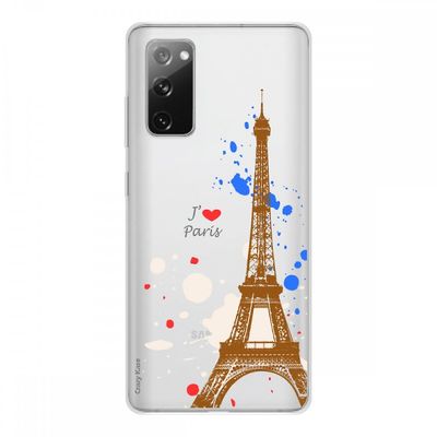 Crazy Kase Hull Til Samsung Galaxy S20 Fe i silikone fleksibel 1 Mm, Paris Eiffeltårnet