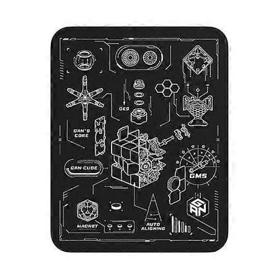 unbrand GAN ajastinteemainen Magic Cube Mat Quick Stack Cup harjoitusmatto Luistamaton hiirimatto Käsin tehty