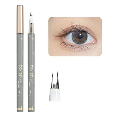 Dobbel spiss Nedre øyenvippe Blyant Vanntett Dual Tagger Bunn Øyevipper Pen Slim Liquid Eyeliner for Flerfarget Style B