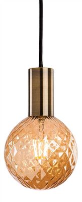 Firstlight Lighting Hudson 1 let loft vedhæng Antik messing, E27