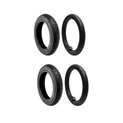 2 sarja 12 1/2x2 1/4 akkuauton rengas 57-203 sähköinen pyörätuoli sisä- ja ulkorengas 62-203 pneumaattinen rengas Musta