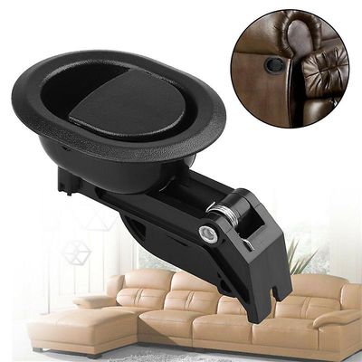 1pc Universal Hvilestol Udskiftning Trækhåndtag Stol Sofa Sofa Frigørelseshåndtag Sort Plastmøbler Tilbehør 5mm Kabelende