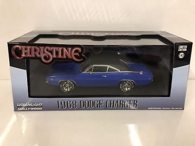 Green Light Christine 1968 Dennis Guilders Dodge Oplader Blue 1:43 Greenlight 86531