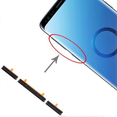 [Uusi] Galaxy S9 / Galaxy S9+ 10 Aseta sivunäppäimet Musta