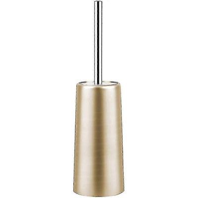 Kultainen ruostumattomasta teräksestä valmistettu wc-harja ja pidikesarja kylpyhuoneen wc:hen Kultaa