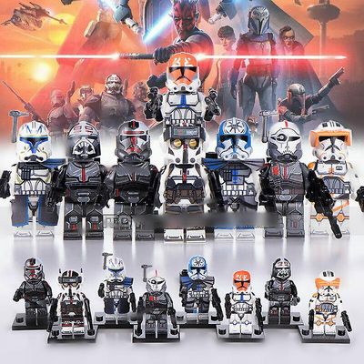 8x Star Wars Bad Patch Rex Cody Jessi -minihahmot