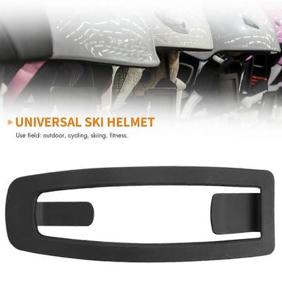 Universal Ski Helmet Tarvikkeet Kypärä Suojalasit Vyöpidike Suojalasit Vyönsolki musta