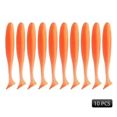 Wobblers Karpe Fiskeri Soft Lokker Silikone Kunstig Plast Easy Shiner Lokkemad Type 1 65mm 10pcs