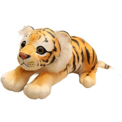 Ceyue Simulering af lille tiger dukke tiger år maskot plys Legetøj Tiger Cloth Doll Doll Doll gul 30cm