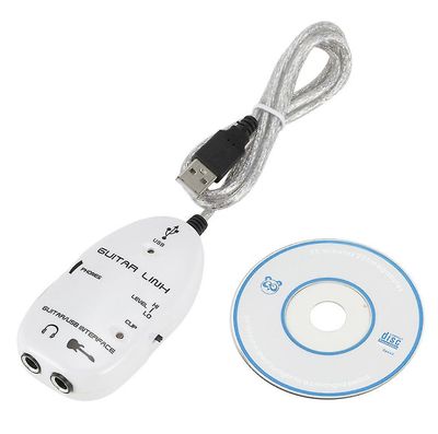 Coosilo Usb Guitar Link-kabel hvid