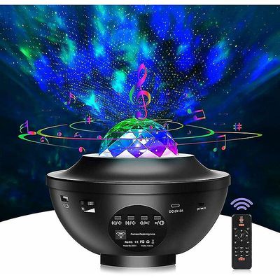 Dewenwils DWW-Lampe Projecteur LED toile - Projecteur Ciel Etoile 21 Tilat & Tlcommande &; Ajastin &; Enceinte &; Bluetooth, Lumiere Plafond Decora...