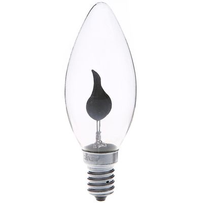 E14 3W Edison hehkulanka kynttilän välkkyvä hehkulamppu Fire Flame Tail/Tipped Retro De Selkeä