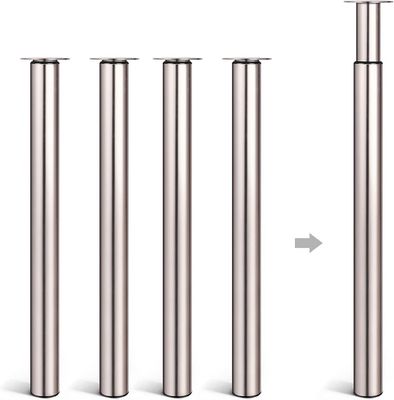 Justerbare skapben Bord Ben 710-1100mm Justerbar Frokost Bar Ben Morden Style Metal Folding DIY Skrivebord Ben Benkeplate Ben For Møbler Servering ...