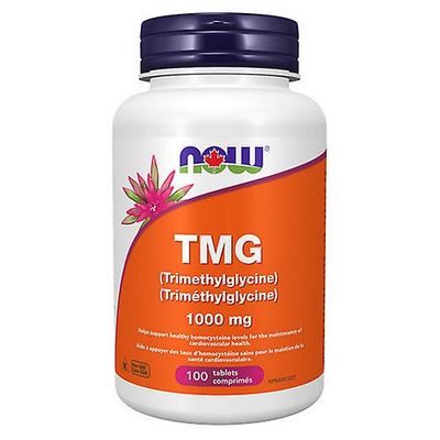 Now! TMG (trimetyyliglysiini), 1 000 mg, 100 tablettia tähän mennessä