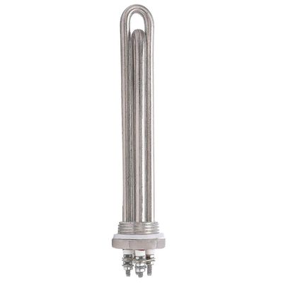 12V 600W kannettava sähköinen upotusvedenlämmitin ruostumaton teräs 1NPT-kierre - nopea lämmitysputki