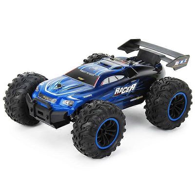 Uusi kauko-ohjattava ajoneuvo nopea drift maastoajoneuvo RC auto 1:18 lava-auto sininen 1-18
