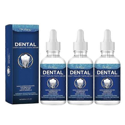 1/2/3kpl hampaidenhoitoliuos Dentite Cavity Healing Tooth Armor 60ml 1PC