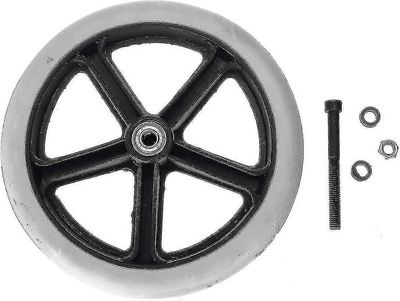 Universaali 200mm 8inch pieni jälkiä jättämätön harmaa kumipyörätuolipyörän vaihto