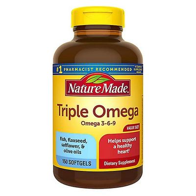 Nature Made Triple Omega 3-6-9, 150 nestemäistä pehmeää geeliä (pakkaus 1)