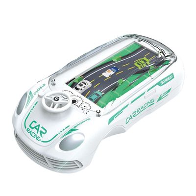 Bil Rat Legetøjsspil Controller med lyd til børn Småbørn Drenge Hvid