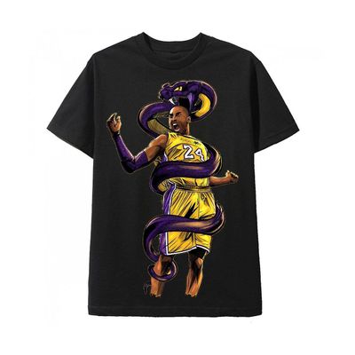 RockShark Sort tee shirt Kobe Bryant Sort Mamba L