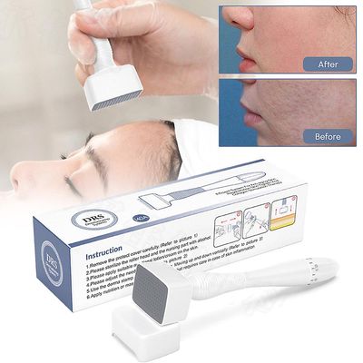 Microneedle Stamp 0-3.0mm 140 Titanium nåle Pen til hår, skæg og ansigtspleje Derma stempel justerbar