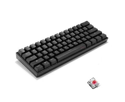 ANNE Pro2 RGB väri taustavalo langaton Bluetooth-yhteensopiva mekaaninen pelinäppäimistö - punainen akseli musta