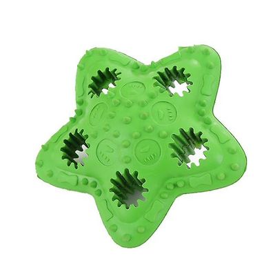 Handuo Hund Legetøj tygge gummi legetøj med molar tænder Rengøring grøn