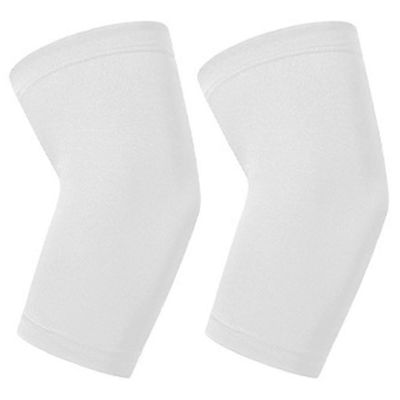 1 pari urheilu kyynärpäähiha hengittävä liukastumista estävä UV-suoja rantalentopallo käsivarsihiha - valkoinen Monivärinen White