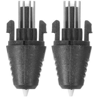 2kpl 3D-tulostuskynän suutin tulostinpään vaihto tulostuskynän lisävarusteet (5V 12V) Musta 4.90X1.80X1.80CM